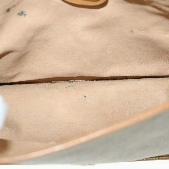 GUCCI Micro GG Canvas Web Sherry Line Shoulder Bag Beige Auth - Picture 9 of 15